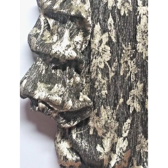 NWT CeCe Womens top Sz S shimmery gold black Party metallic blouson off shoulder - Picture 7 of 11